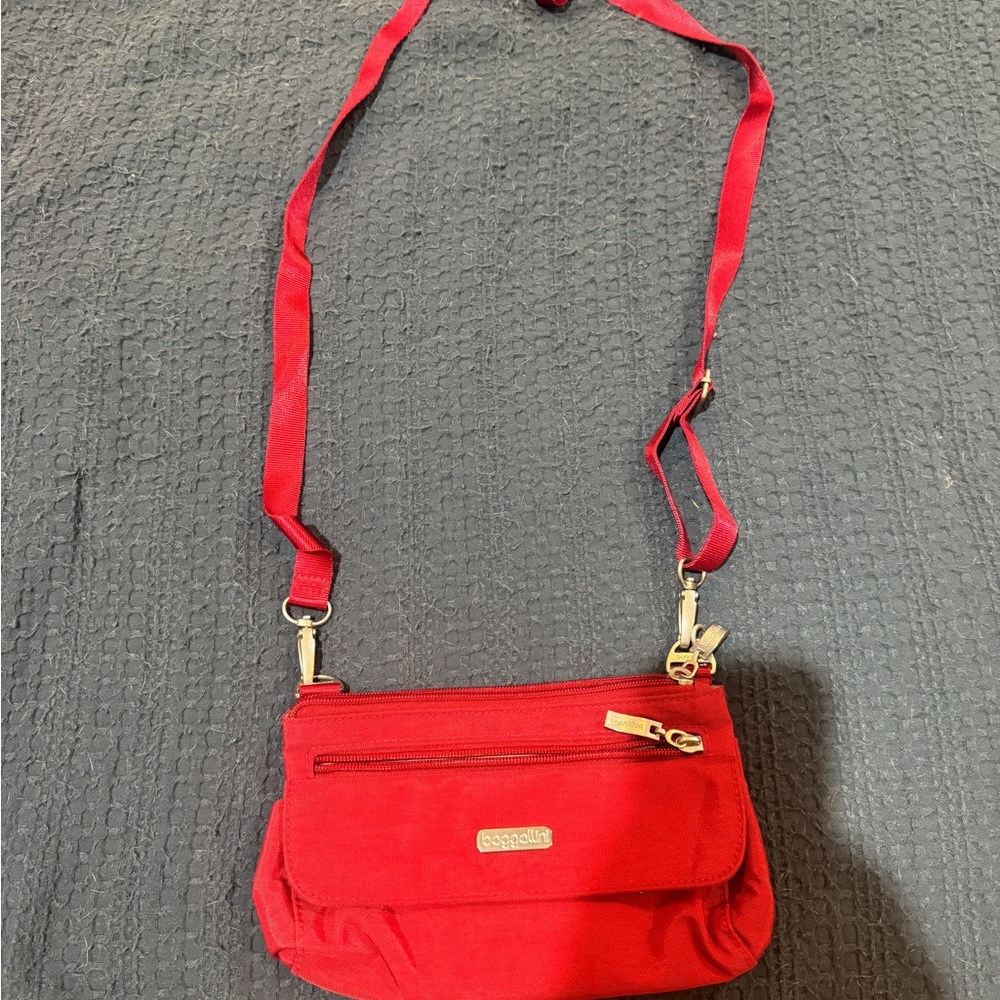 Baggallini Vibrant Red Crossbody Bag